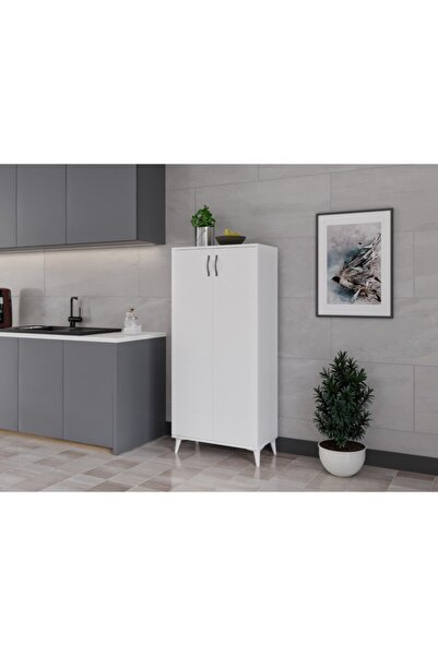 Baby Darling Mdf Topaz 7 Bölmeli Mutfak Dolabı Beyaz