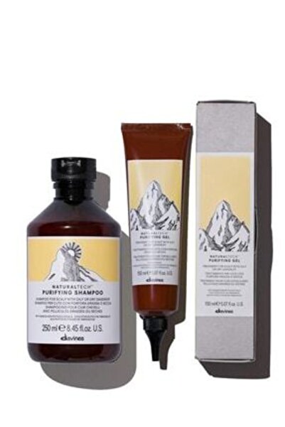 Davines Purifying Kepek Şampuan 250 Ml. - Purifying Jel 150 Mll. Dvnsprfynst-2170.