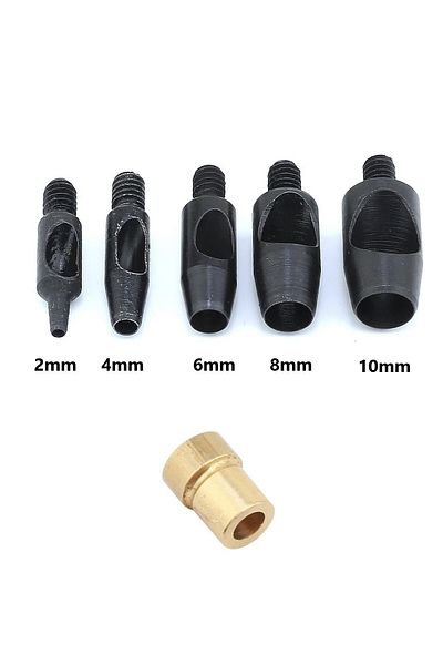 tuhafiyecimiz Tulumba Hand Press Bird Eye Punching Machine and 5 Different Molds