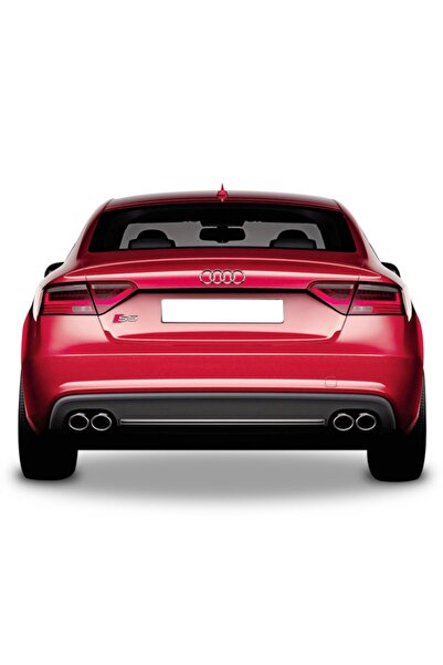 ps dizayn Audi A5 B9 Sportback S5 Arka Tampon Eki - Difüzör (PLASTİK)