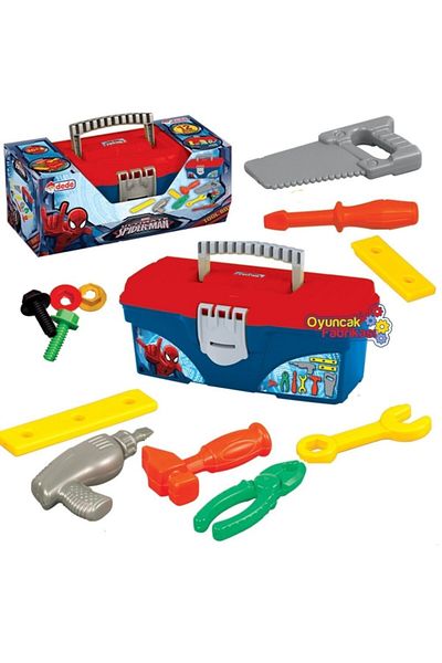 DEDE Spiderman Toy Repair Tool Bag Set