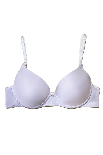 ECEM YILDIZ Жіночий бюстгальтер з підкладкою та кісточками, кольору екрю