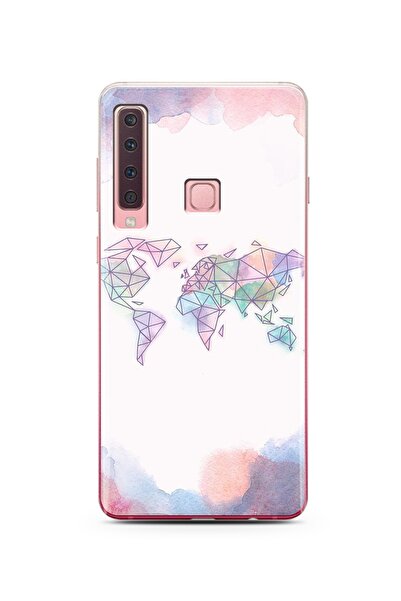 Spoyi Gökkuşahı Harita Tasarım Süper Şeffaf Silikon Telefon Kılıfı Samsung A9...