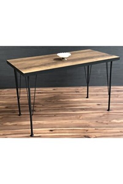 metin gunes mobilya ayakli barok ceviz agac desen dekoratif mutfak masasi 60x120 cm fiyati yorumlari trendyol