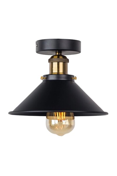 demet habek mylights S Retro Rustik Tavan Avize 23 Cm Plofonyer Metal Avize