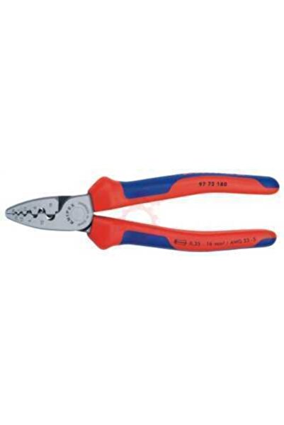 Knipex KNI9772180 Yüksük Sıkma Pensı 97 72 180