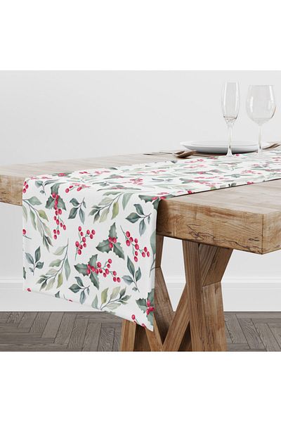 Marte Home Runner Decorative New Year Pattern