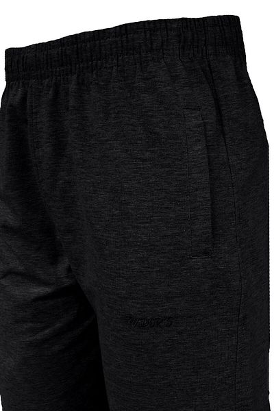 DEACARR'S Men's Anthracite Flato Pocket Straight Leg Plus Size Sweatpants