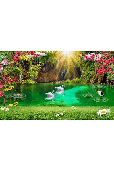 OrhunStore Doğa 3d Poster - 3 Boyutlu Tek Parça Duvar Kağıdı