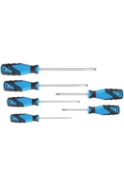 Gedore Mavi Bileşenli 6 Parça Tornavida Seti