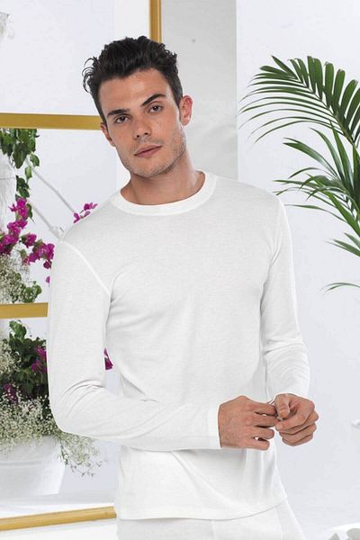 Malabadi Ανδρικά εσώρουχα Thermal Crew Neck με μακριά μανίκια