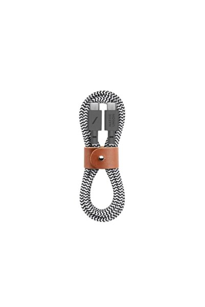 Native Union Belt Cable C TO C ZEBRA 1.2M Şarj Kablosu