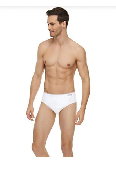 Tutku Elit Men's Black Belted Elestan Slip Mixed Colors Pack of 6