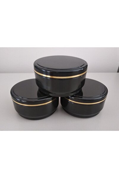 demethome Луксозна празна кутия за козметика, крем и помада със златни ленти, пластмасов буркан за крем, 10 броя, 100 мл