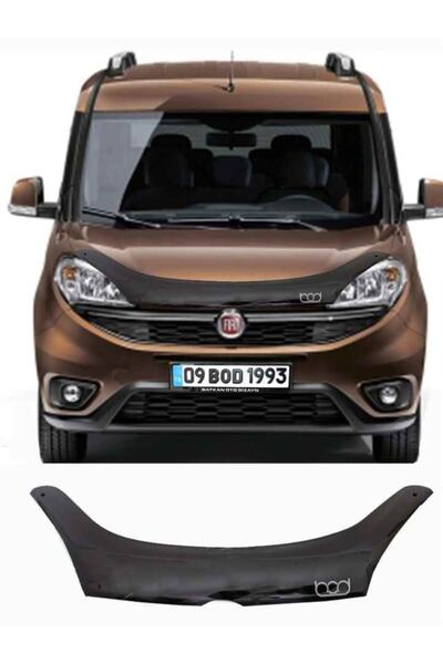 ABS Fiat Doblo D4 Kasa 2015 Sonrası Kaput Rüzgarlığı Parlak Siyah