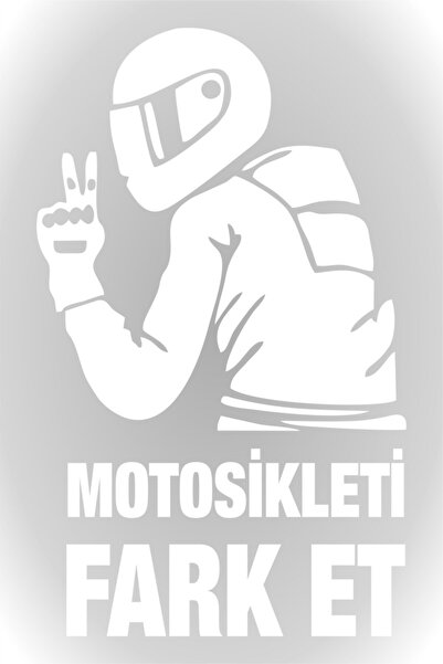 Quart Aksesuar Motosikleti Fark Et Oto Araba Cam Motosiklet Sticker Beyaz 15 ...