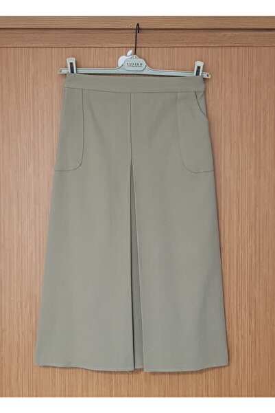 Ritim تنورة مدرسية كاكي بجيوب، تنورة إمام حتيب