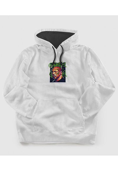 Grove Fashion Hanorac oversize unisex cu imprimeu Mike Tyson