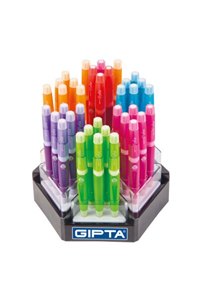 Gıpta قلم هزاز متعدد الاستخدامات 0.7 مم (حامل 36 قطعة) 6 ألوان K1820