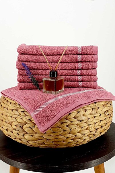 Şelale Mürdüm Mutfak Havlusu Can 30x50 12 Adet