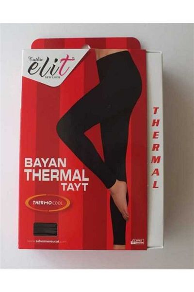 Tutku Elit Дамски черен термо клин Elt2705