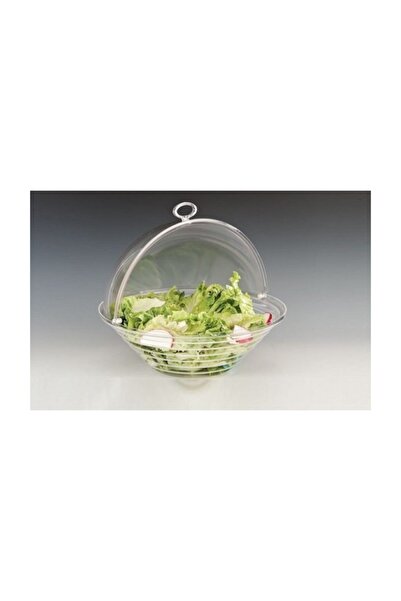 Zicco Rolltop Kapaklı Fanus Salata Kabı Polikarbonat 34 cm