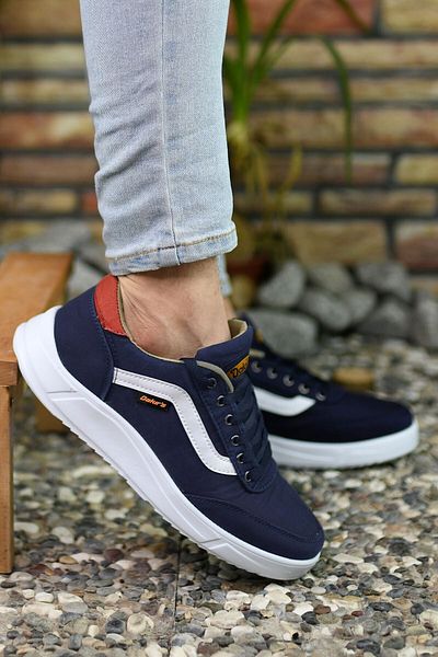 Riccon Ανδρικό αθλητικό παπούτσια Navy Blue Mink 00122001