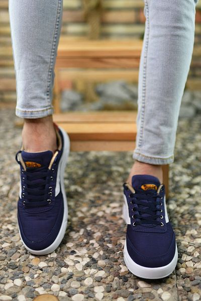 Riccon Ανδρικό αθλητικό παπούτσια Navy Blue Mink 00122001