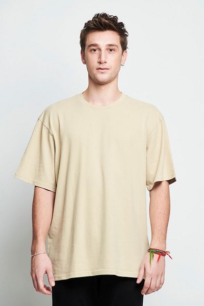 IAMNOTBASIC Men's Beige Oversize Tyler T-Shirt