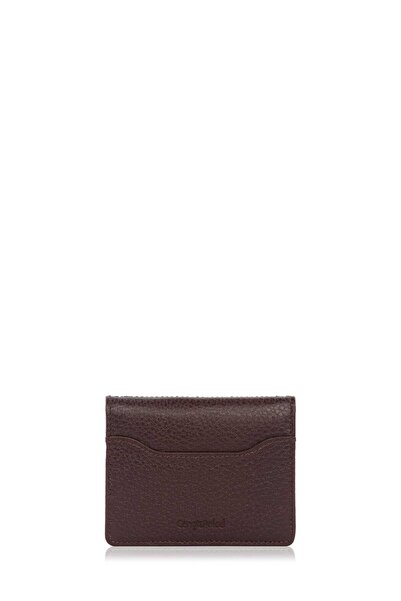 CENGİZ PAKEL Men's Brown Genuine Leather Card Holder 2499