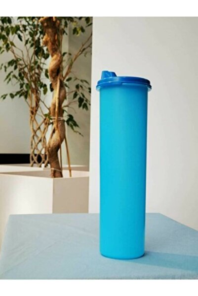 Tupperware وعاء زيت بيضاوي 1.1 لتر أزرق