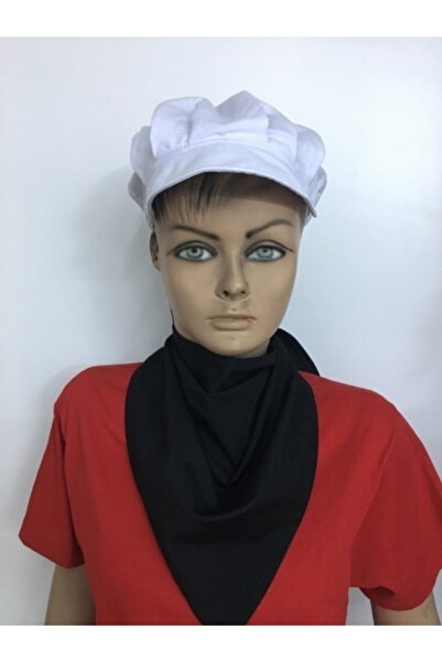 ADALILAR İŞ ELBİSELERİ كوك كاب هات باندانا (أبيض)