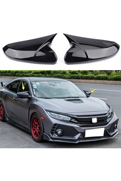 Genel Markalar Civic Fc5 - Fk7 Yarasa Ayna Kapağı Abs Plastik Batman Piano
