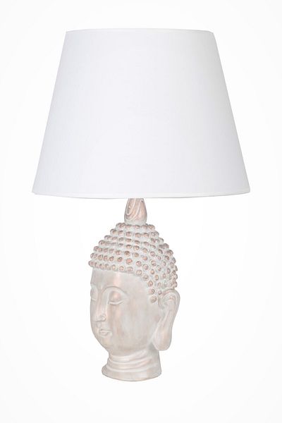 Qdec White Modern Design Large Buddha Lampshade