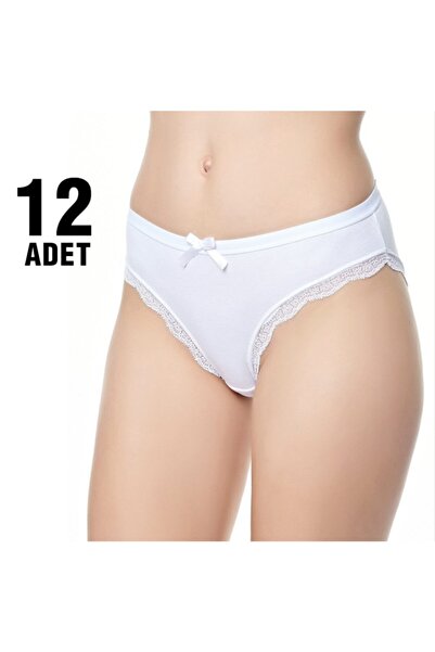 Tutku 12'li Paçası Dantelli Külot