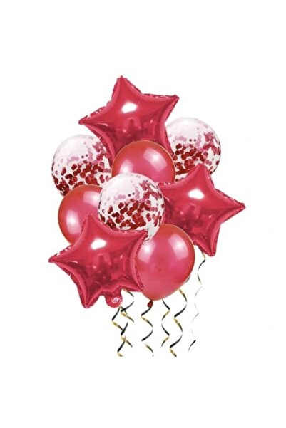 Happyland Yılbaşı Yıldız Balon Seti Konfetili Model