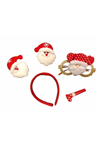 Happyland مجموعة إكسسوارات السنة الجديدة المكونة من شخص واحد مع تاج سانتا كلو...