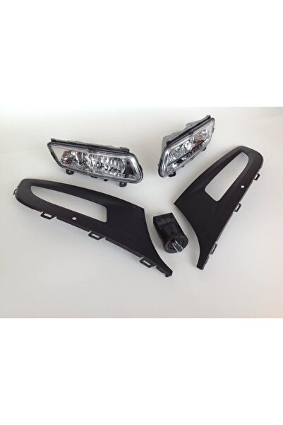 WOLCAR Volkswagen Polo 2009 2013 Sis Farı Seti Sisli Krom Far Anahtarlı