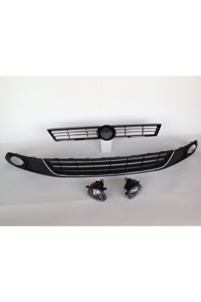 WOLCAR Volkswagen Jetta 2011 2015 Komple Ön Panjur Sis Farı Izgara Set