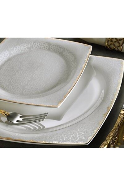 Aryıldız Beyaz Bone Square 83 Prç Yemek Takımı 31018
