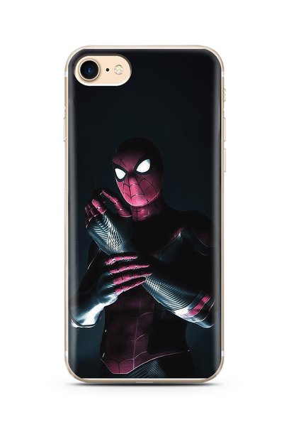 Spoyi iPhone 7 Spider Man Design Super Transparent Silicone Phone Case