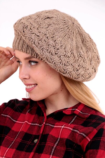 Deafox Γυναικείο Brown Coffee Foam Color Painter Beret DFX61325