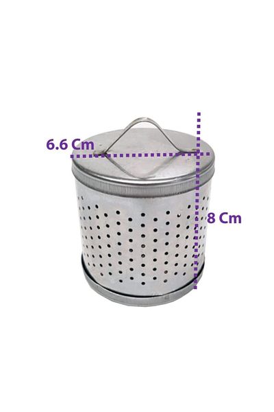 bimbambom Cylindrical Tea Strainer Inside the Teapot Large 2 Pieces, Teapot Strainer