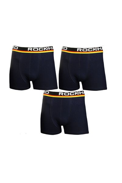 shopshop Ανδρικό Dark Navy Blue Boxer 3 Πακέτο