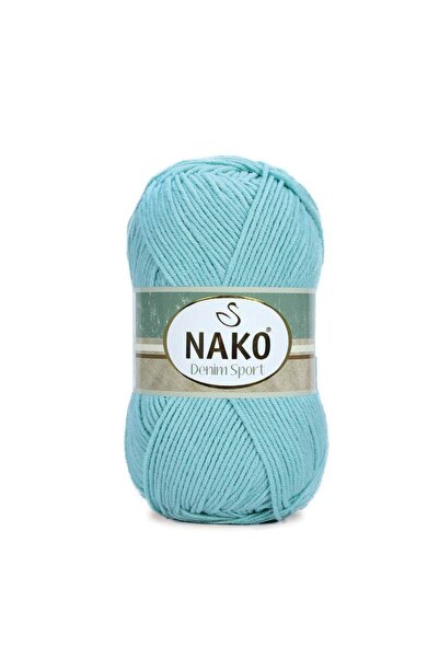 NAKO Denim Sport 6976 Canlı Mavi Cotton El Örgü İpi 100 Gr.