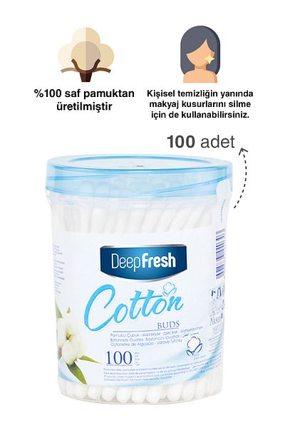Deep Fresh 100 Earsticks