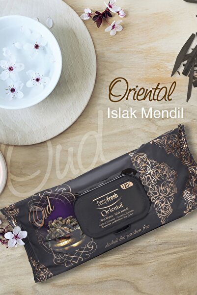 Deep Fresh Oriental Islak Mendil Oud 6 x 120 Yaprak