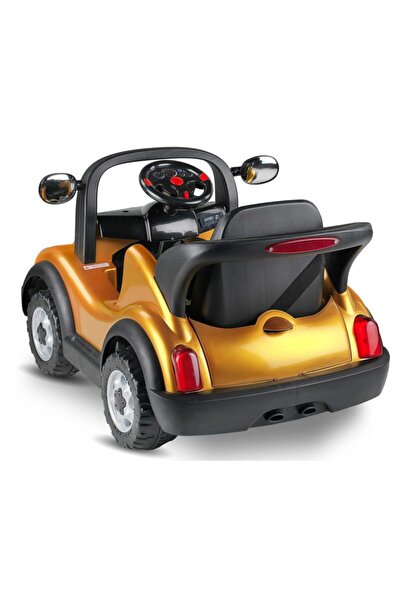 BabyHope Volkswagen Beetle Model Metalik Seri Akülü Araba - Metalik Kırmızı