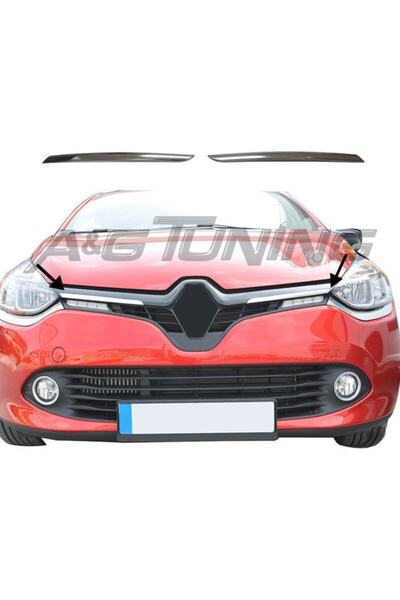 KromGaraj Renault Clio 4 Sport Tourer Krom Ön Panjur 2prç Paslanmaz Çelik