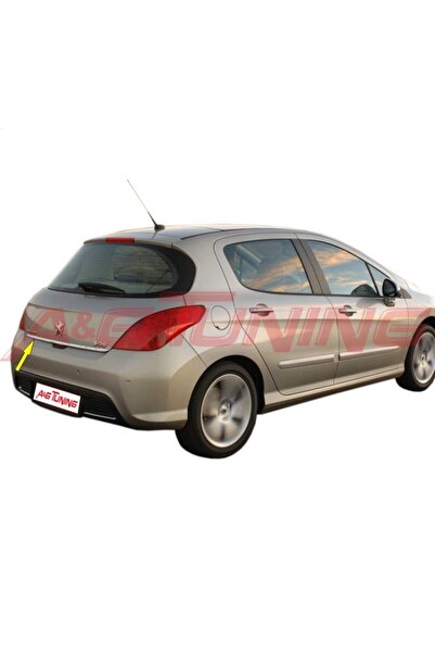 KromGaraj Peugeot 308 Formlu Krom Bagaj Alt Çıtası 2007-2013 Arası Paslanma
